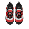 Bullseye Target White And Red Print Black Sneaker-grizzshop