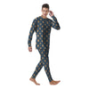 Bunny Corgi Print Pattern Men's Pajamas-grizzshop
