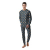 Bunny Corgi Print Pattern Men's Pajamas-grizzshop