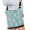 Bunny Rabbit Print Pattern Crossbody Bags-grizzshop