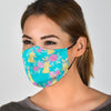 Bunny Rabbit Print Pattern Face Mask-grizzshop