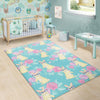 Bunny Rabbit Print Pattern Floor Mat-grizzshop