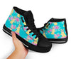 Bunny Rabbit Print Pattern Men Women's High Top Shoes-grizzshop