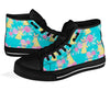 Bunny Rabbit Print Pattern Men Women's High Top Shoes-grizzshop