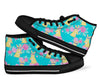 Bunny Rabbit Print Pattern Men Women's High Top Shoes-grizzshop