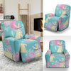 Bunny Rabbit Print Pattern Recliner Cover-grizzshop