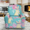 Bunny Rabbit Print Pattern Recliner Cover-grizzshop