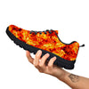 Burning Lava Print Black Sneaker-grizzshop