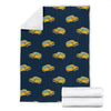 Bus School Pattern Print Blanket-grizzshop