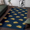 Bus School Pattern Print Floor Mat-grizzshop