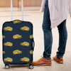 Bus School Pattern Print Luggage Cover Protector-grizzshop