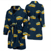 Bus School Pattern Print Men Long Robe-grizzshop