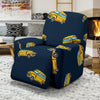 Bus School Pattern Print Recliner Cover-grizzshop