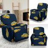 Bus School Pattern Print Recliner Cover-grizzshop