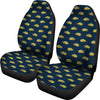 Bus School Pattern Print Universal Fit Car Seat Cover-grizzshop