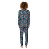 Butterfly Blue And Orange Print Women's Pajamas-grizzshop