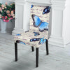 Butterfly Blue Pattern Print Chair Cover-grizzshop