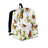 Butterfly Floral Print Backpack-grizzshop