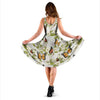 Butterfly Floral Print Dress-grizzshop