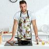 Butterfly Floral Print Men's Apron-grizzshop