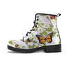 Butterfly Floral Print Men's Boots-grizzshop