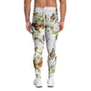 Butterfly Floral Print Men's Leggings-grizzshop