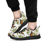 Butterfly Floral Print Men's Sneakers-grizzshop