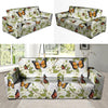 Butterfly Floral Print Sofa Cover-grizzshop