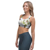 Butterfly Floral Print Sports Bra-grizzshop