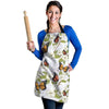 Butterfly Floral Print Women's Apron-grizzshop