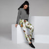 Butterfly Floral Print Women's Joggers-grizzshop