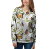 Butterfly Floral Print Women's Sweatshirt-grizzshop