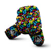 Butterfly Rainbow Print Pattern Boxing Gloves-grizzshop