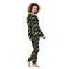 Butterfly Rainbow Print Pattern Women's Pajamas-grizzshop