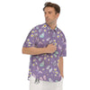 Butterfly Spring Print Pattern Men's Short Sleeve Shirts-grizzshop