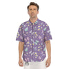 Butterfly Spring Print Pattern Men's Short Sleeve Shirts-grizzshop