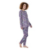 Butterfly Spring Print Pattern Women's Pajamas-grizzshop