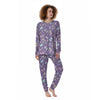 Butterfly Spring Print Pattern Women's Pajamas-grizzshop