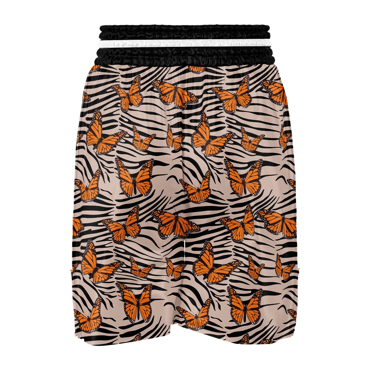 Butterfly Tiger Monarch Print Pattern Boxing Shorts-grizzshop