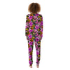 Butterfly Tropical Print Pattern Women's Pajamas-grizzshop