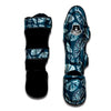 Butterfly Turquoise Print Pattern Muay Thai Shin Guards-grizzshop