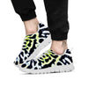 Butterfly Wing Skin Black White And Green Print White Sneaker-grizzshop