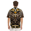 Butterfly Wing Skin Dark And Orange Print Men's Short Sleeve Shirts-grizzshop