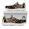 Butterfly Wing Skin Dark And Orange Print White Sneaker-grizzshop