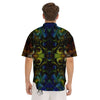 Butterfly Wing Skin Dark Print Men's Short Sleeve Shirts-grizzshop