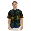 Butterfly Wing Skin Dark Print Men's Short Sleeve Shirts-grizzshop