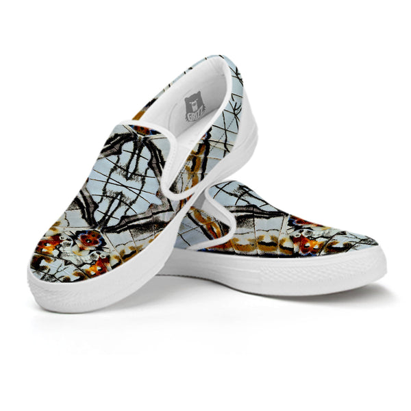 Butterfly sneaker | Butterfly Canvas sneakers | Butterfly wing print sneakers | Women's slip-on shoe | Butterfly shoes | Monarch retailer sneakers