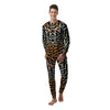 Butterfly Wing Skin Orage Print Men's Pajamas-grizzshop