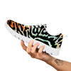 Butterfly Wing Skin Orage Print White Sneaker-grizzshop