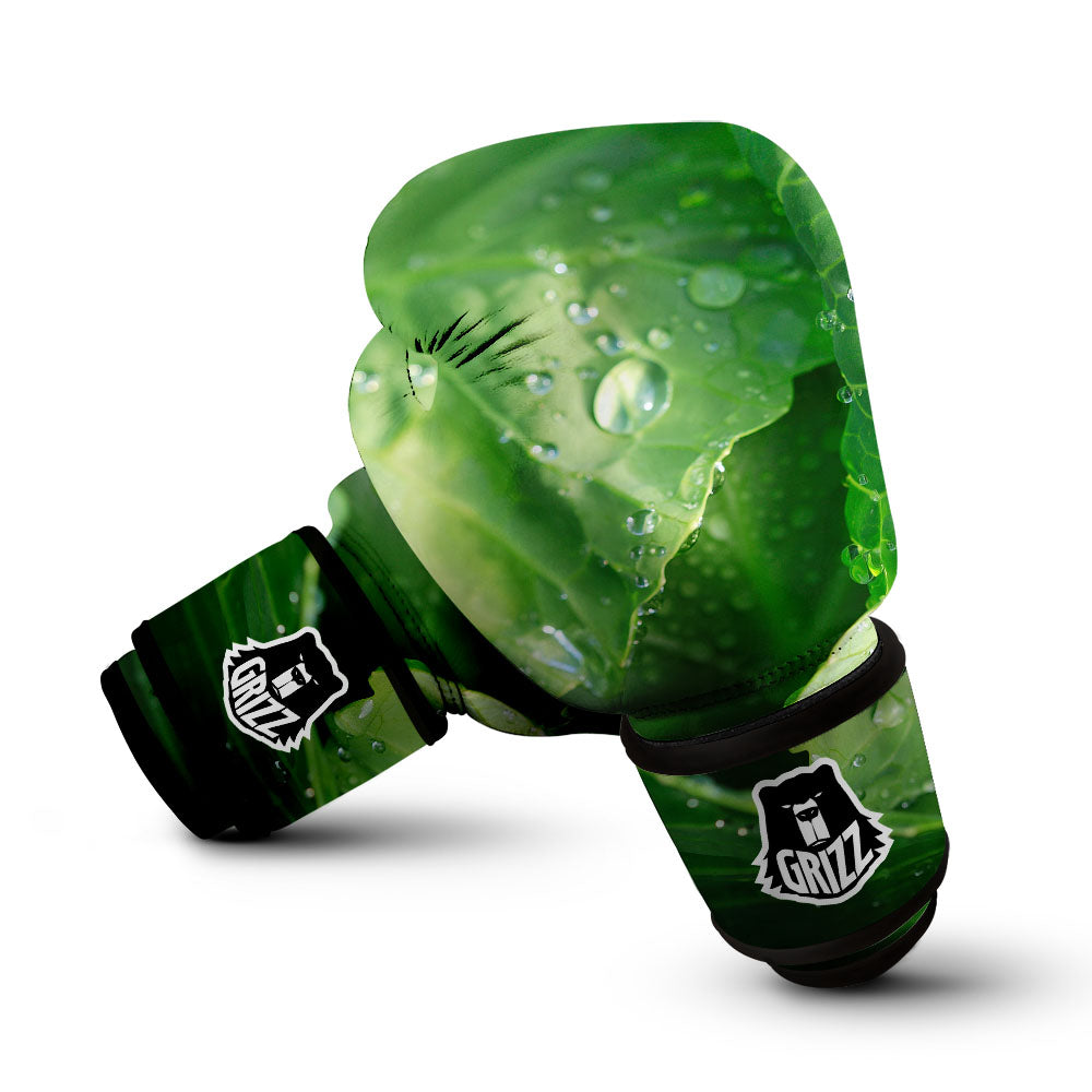 Cabbage Fresh Leaf Print Boxing Gloves-grizzshop